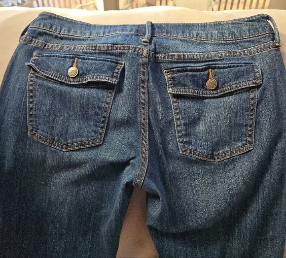 Banana Republic Straight-Leg Jeans in Deep Indigo - Picture 6 of 8